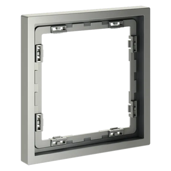 Рамка пластиковая VOLTUM S70 на 1 пост, (сталь) vls100105