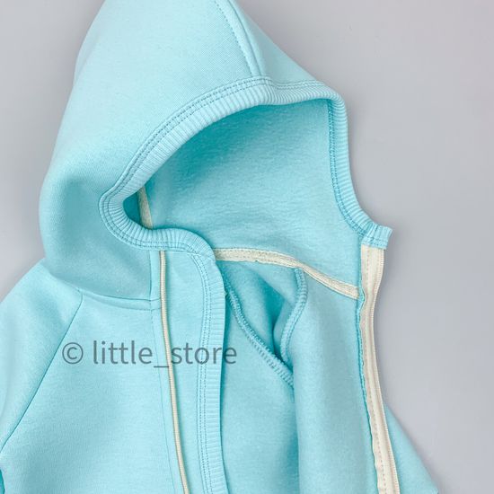 Комбинезон "Simple" из футера с начесом, Ментол