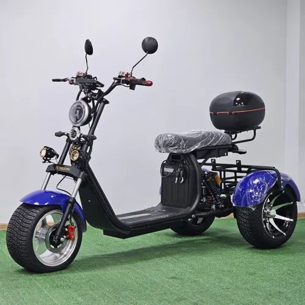 Электроскутер CITY COCO TRIKE GT X12 Grand, трицикл, 3000 Вт, красный, 60В, 20Ач