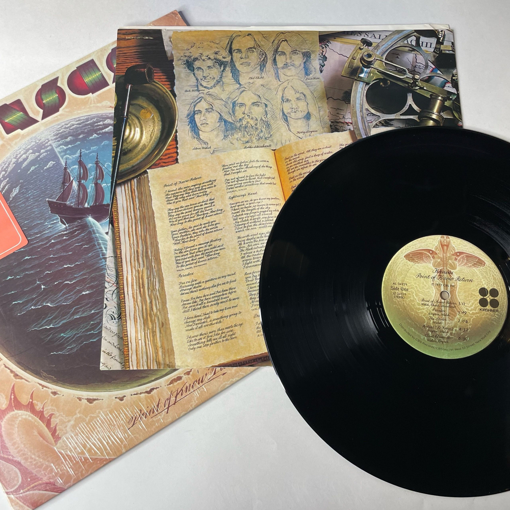Винтажная виниловая пластинка LP Kansas Point Of Know Return (США 1977) Dust In The Wind