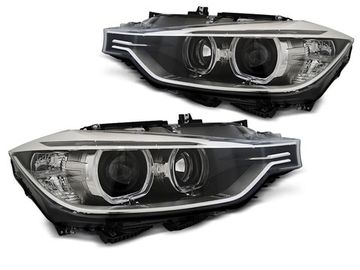 Фары передние ANGEL EYES LED BLACK для BMW 3 F30 F31
