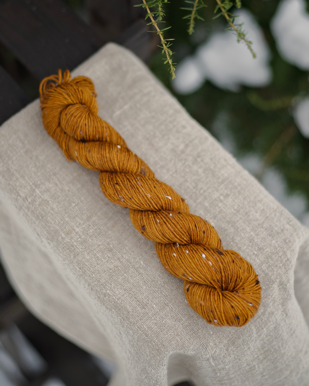 Носочный твид "Бронза" 50 г