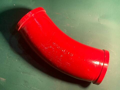 Угол бетоновода DN125*R375(376)*33