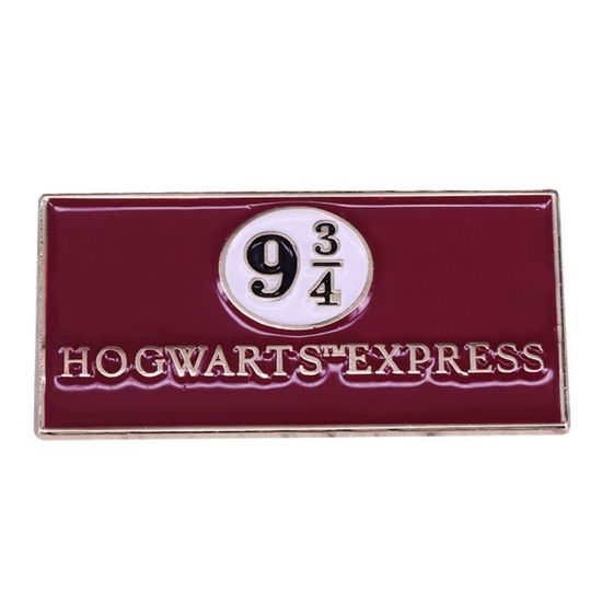Значок металлический Гарри Поттер Платформа  9¾, р-р 1,5х3см