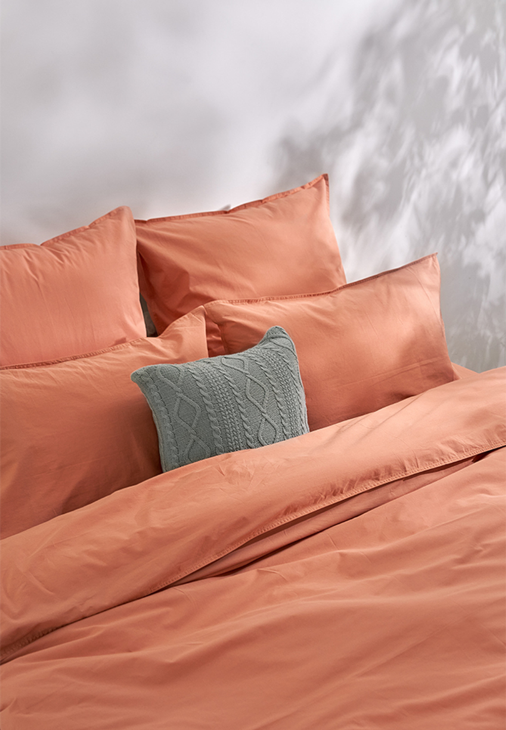 Наволочка 70x70 Luxberry Urban терракотовая