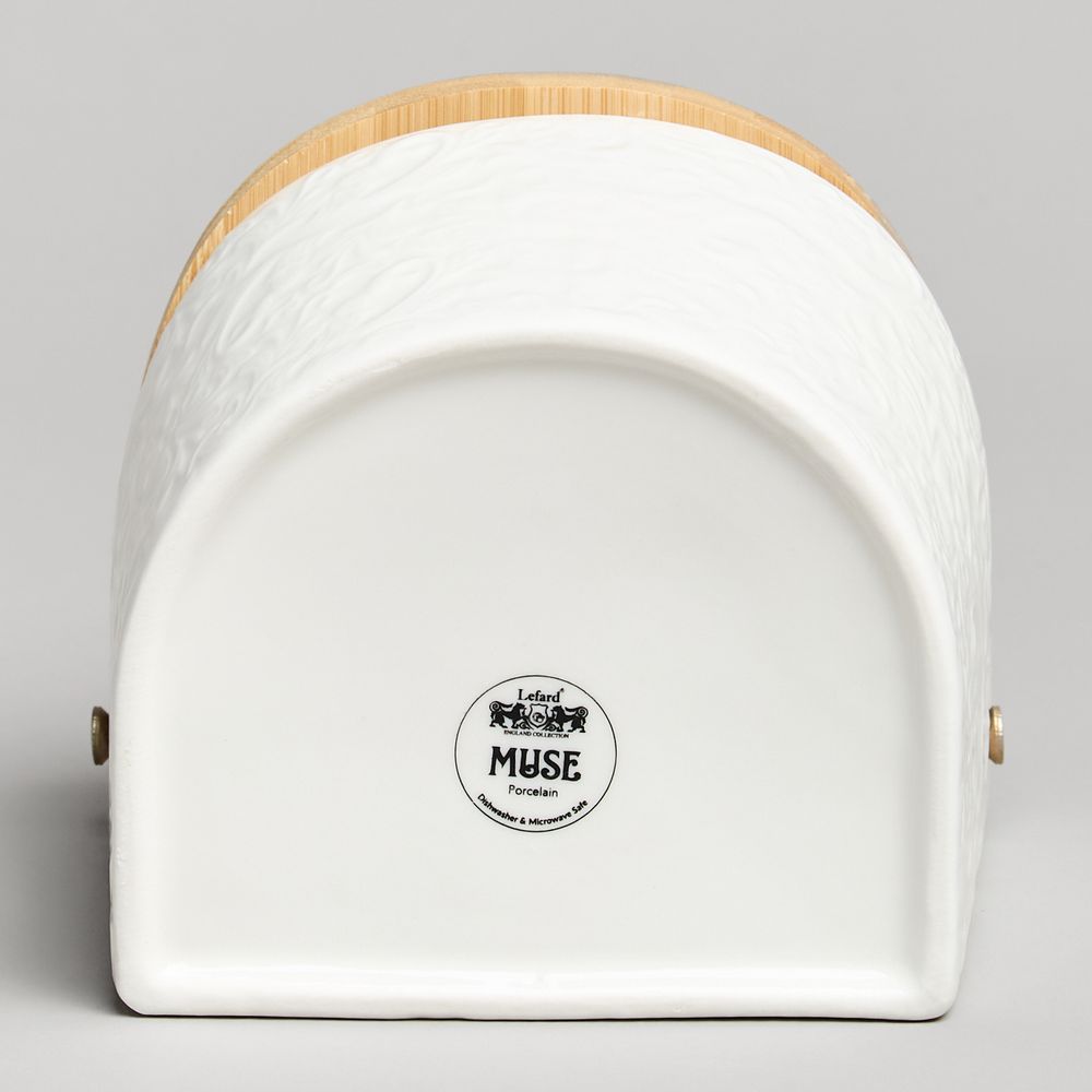 БАНКА ДЛЯ СОЛИ С ДЕР.КРЫШКОЙ LEFARD "MUSE" 11,5*11*9,5 СМ 450 МЛ