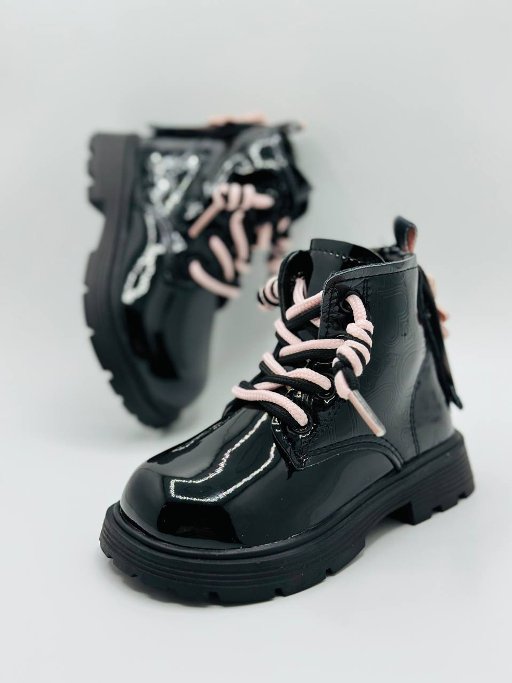 Детские осенние ботинки Buba Black Autumn