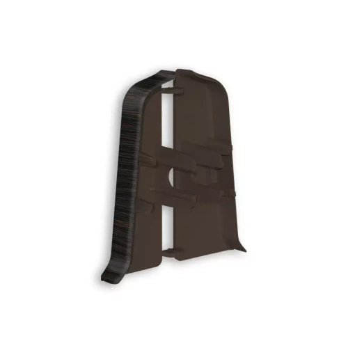 Торцевые (пара) для плинтуса 55мм "Деконика", 303 Венге темный