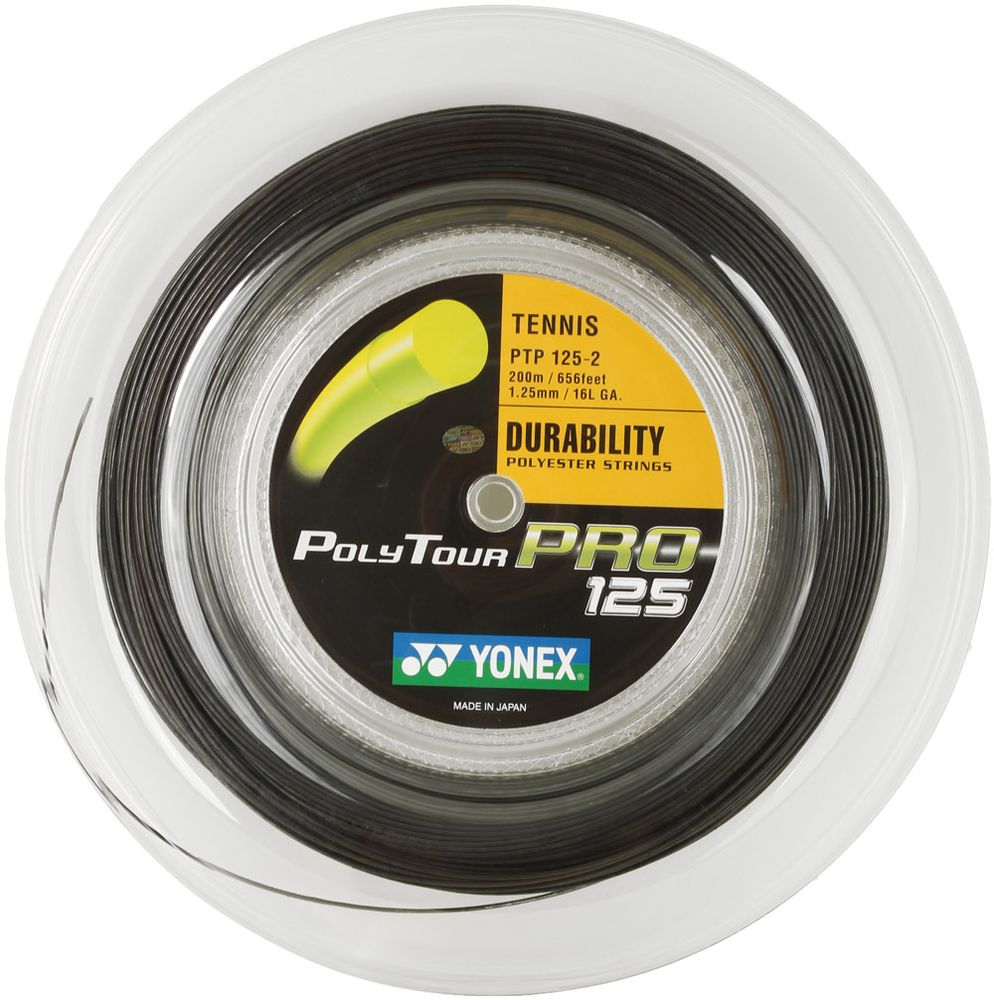 Струны теннисные Yonex Poly Tour Pro - Графит (200 m)