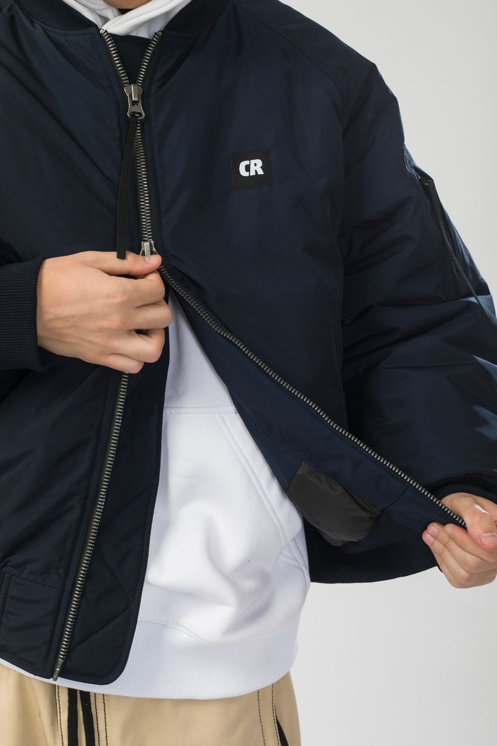 Бомбер CODERED Зимний Bomber Wide Navy