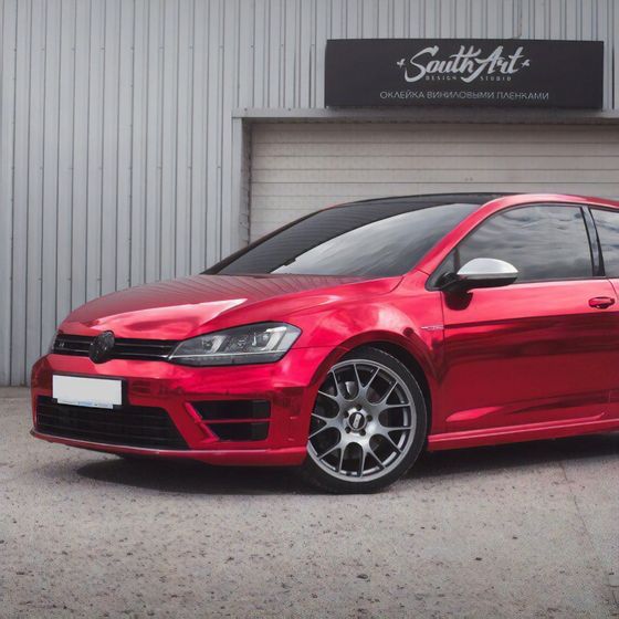 Пленка для авто «Хром — Красный» (Carbins)