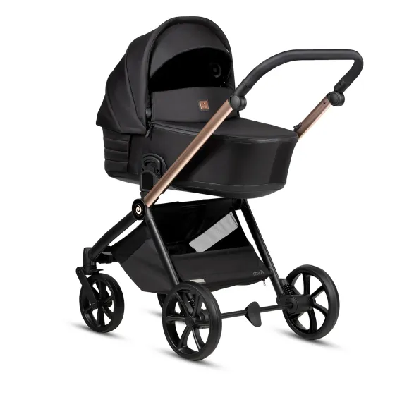 Коляска 3 в 1 Tutis Mio 3+ Black Edition Rose Gold