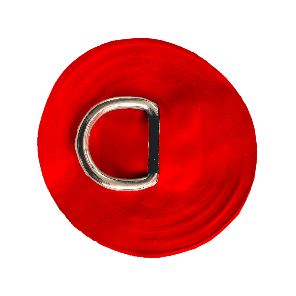 Крепление для батута, красное, круглое, 0.25*0.25*0,03 м
