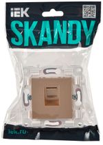 SKANDY Розетка компьютерная RJ45 кат.5E SK-K01Sa песочный IEK