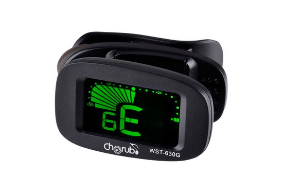 Тюнер цифровой на прищепке гитарный Cherub WST-630G