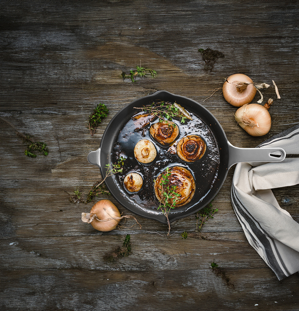 Сковорода 27см Voeux Gracieuse серая