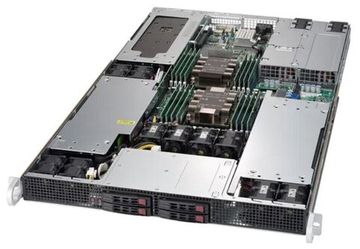 Сервер Supermicro SuperServer 1029GP-TR без процессора/без ОЗУ/без накопителей/количество отсеков 2.5" hot swap: 4/1 x 1600 Вт