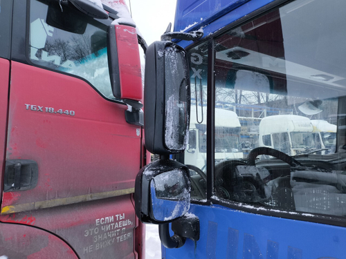 Зеркало заднего вида боковое левое