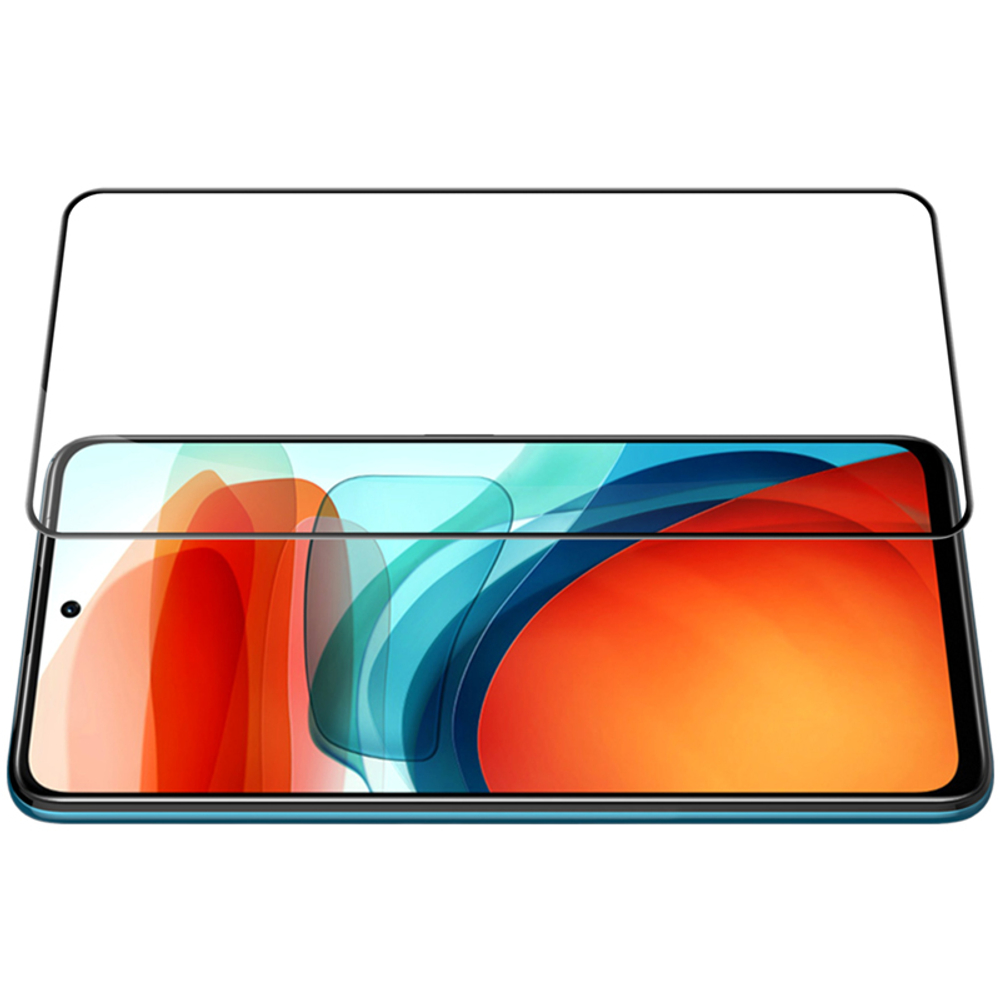 Защитное закаленное стекло для смартфона Xiaomi Poco X3 GT с черной рамкой, 2,5D Full Glue