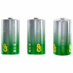 Батарейки GP Super, С (LR14, 14А), алкалиновые, КОМПЛЕКТ 2 шт., блистер, 14A-2CR2