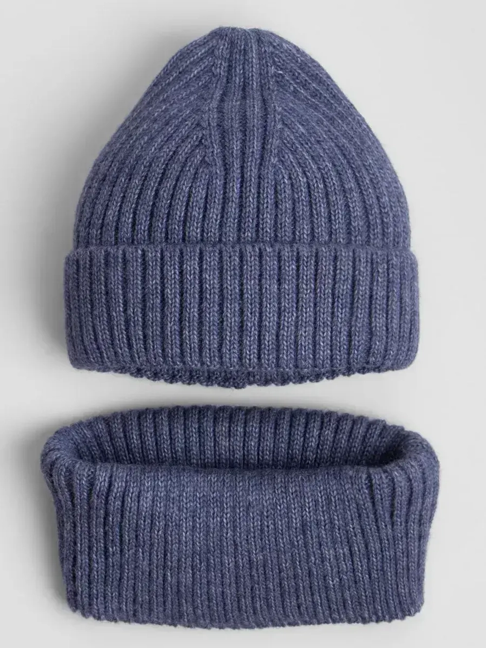 Шапка детская и снуд осень