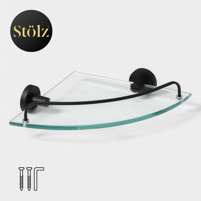 Угловая стеклянная полка для ванной Stölz Loft basic (Цвет: не задано)