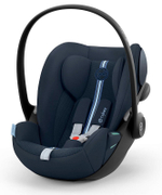 Коляска 3 в 1 Cybex Priam IV Rosegold и автокресло Cloud G i-Size Ocean Blue Plus Cozy Beige