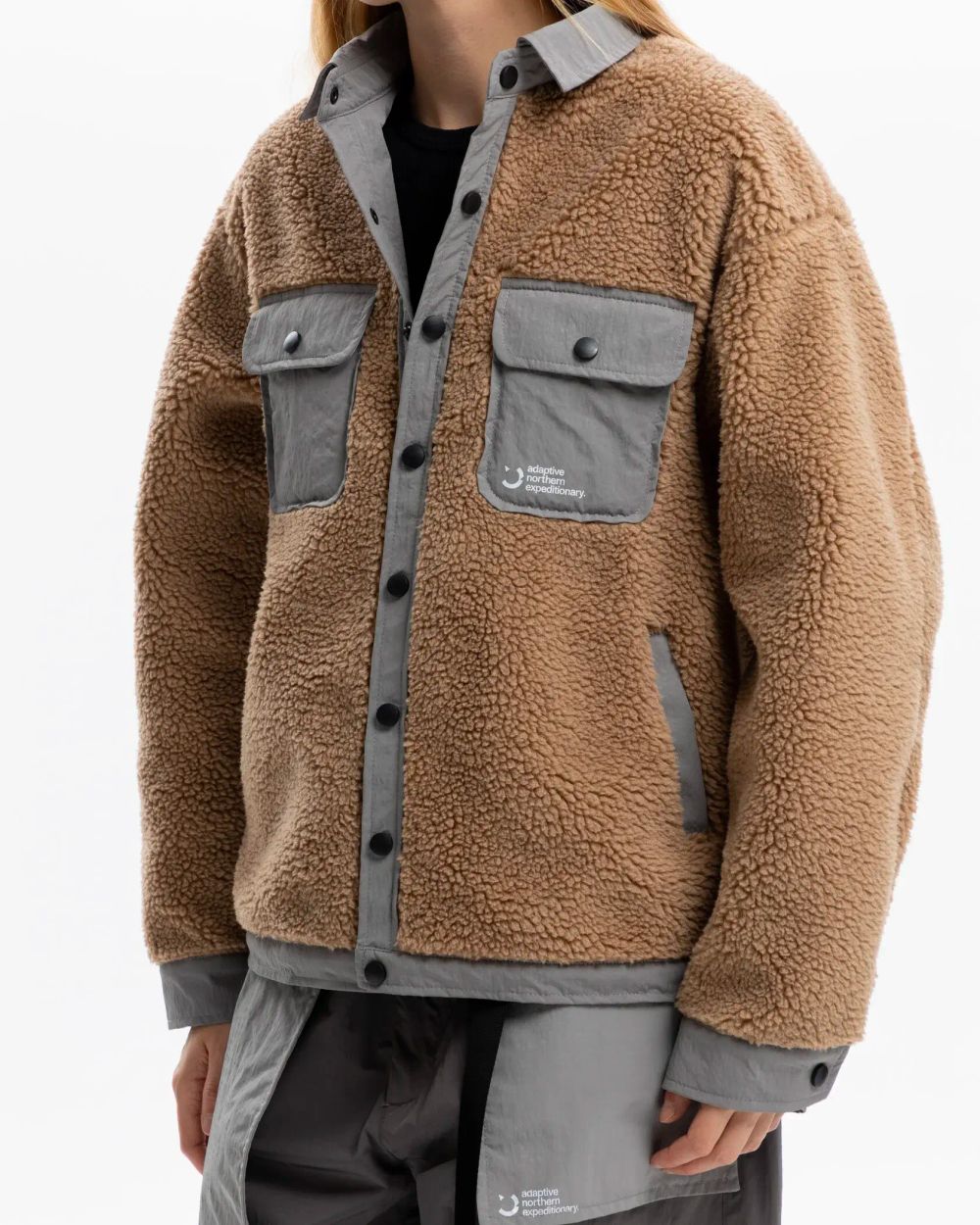 Куртка Outerkit из искусственного меха Nomad Fleece V2 бежевая