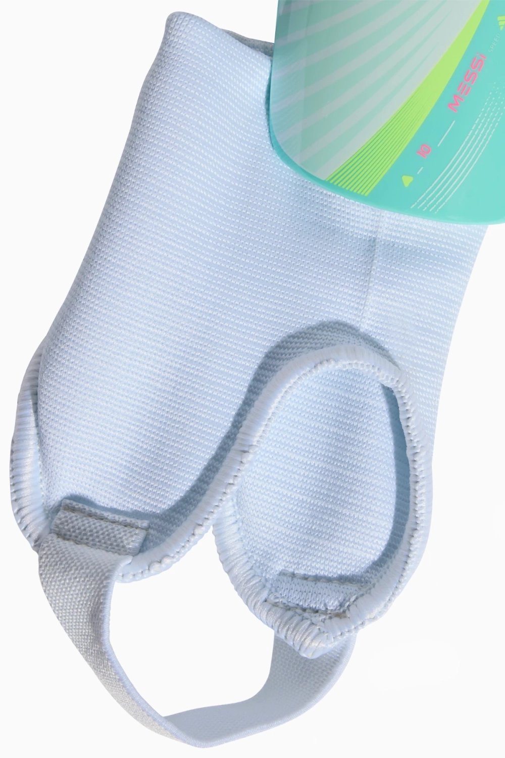 Футбольные щитки adidas Messi Match Junior - бирюзовый