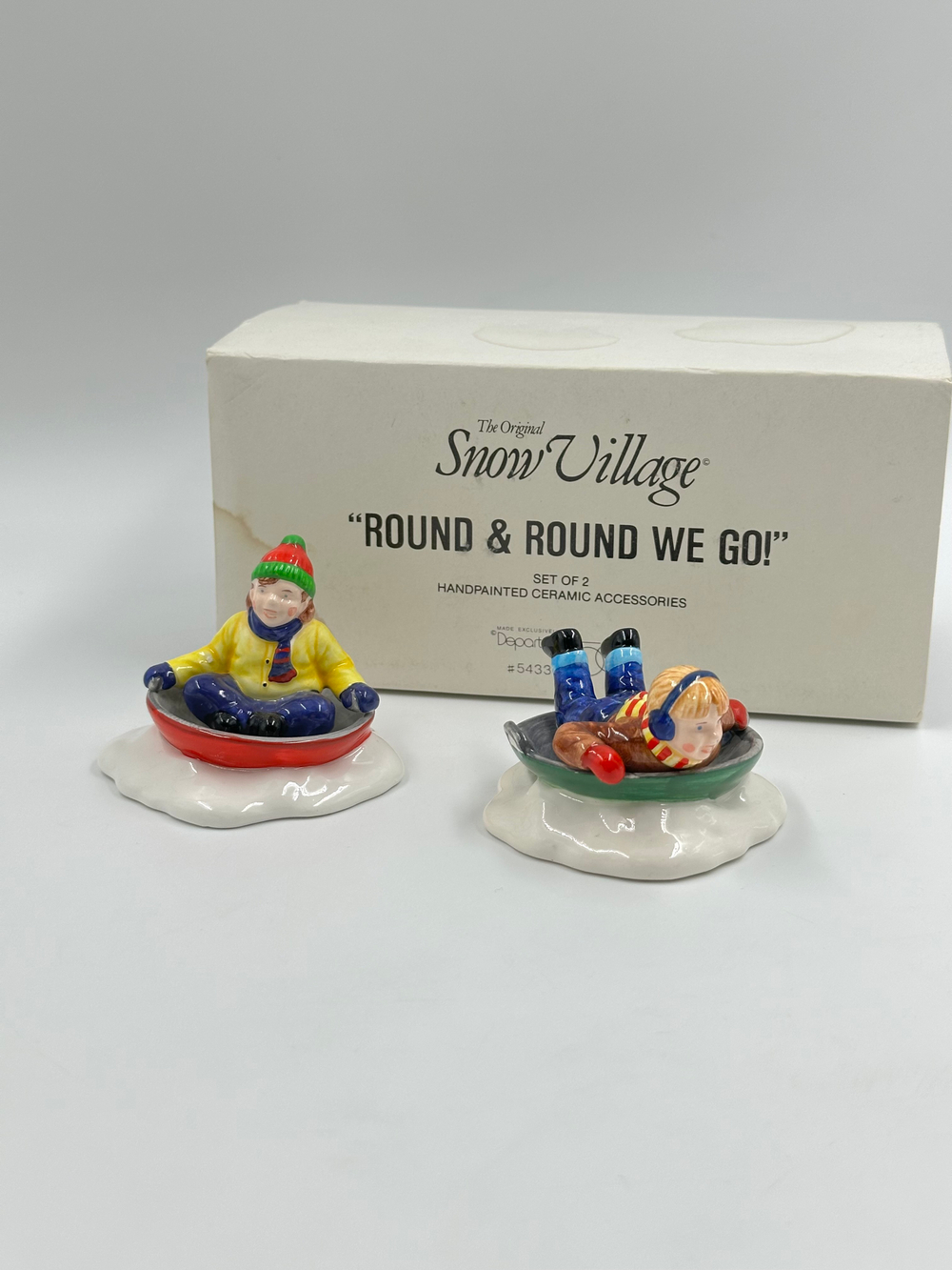 Набор фигурок «Катание с горки» Department 56