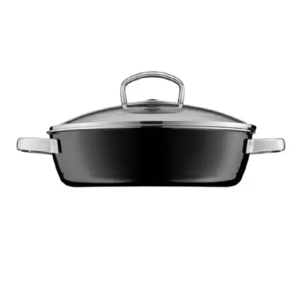 WMF Кастрюля для тушения Fusiontec Mineral 24 см черная