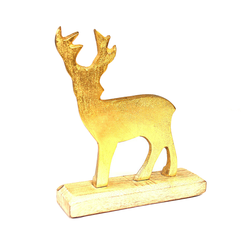 Украшение декоративное golden raindeer, 22х18х5 см