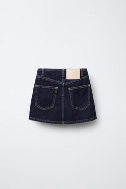 ZARA ДЖИНСОВАЯ ЮБКА, СИНИЙ