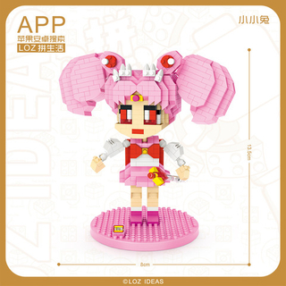 3D конструктор "Сейлормун" LOZ Diamond Block 610 дет