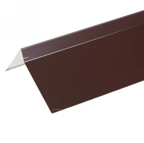 Торцевая планка(ветровая) 140х150х2000 RAL 8017 коричневый