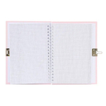 Блокнот детский Basir на замке, формат А6, серия "Мишки", переплет 7БЦ, 18*13.5 см, 48 листов, ассорти