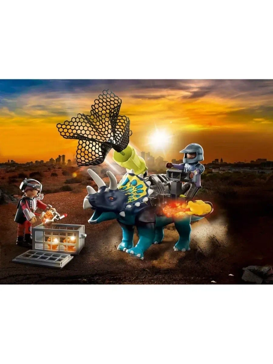 Набор Трицератопс: Охота за камнями Playmobil 70627