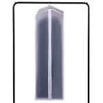 Чехол-кофр объёмный для хранения одежды на молнии, 60х30х90 см, цвет белый, SHAMAANI (ШАМААНИ), 609596