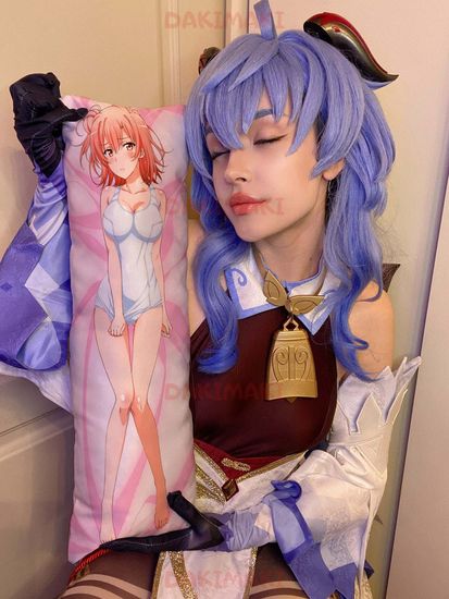 Мини дакимакура Юи Юигахама из Как и ожидалось, моя школьная романтическая жизнь не удалась арт. M0842, 60х20 см