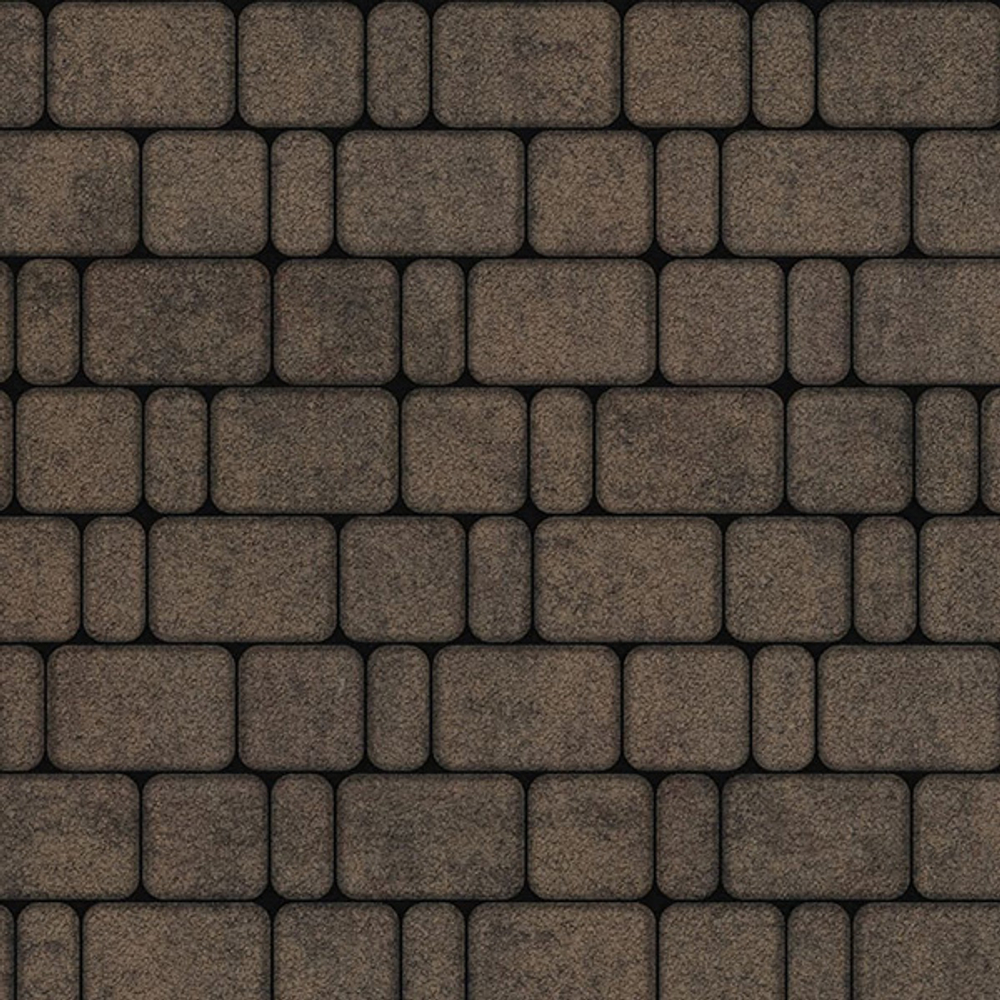 Тротуарная плитка КЛАССИКО - Листопад гранит Шелковица, комплект из 3 видов плит