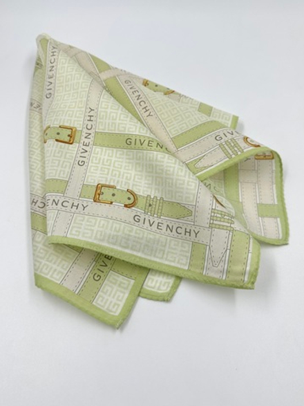 Платок Givenchy с зелёной каймой