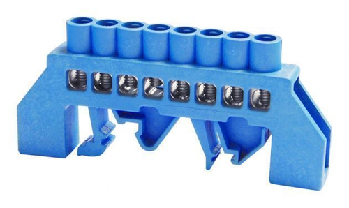 Шина нулевая "N" 8 6х9 мм (в комбинированном DIN-изоляторе)