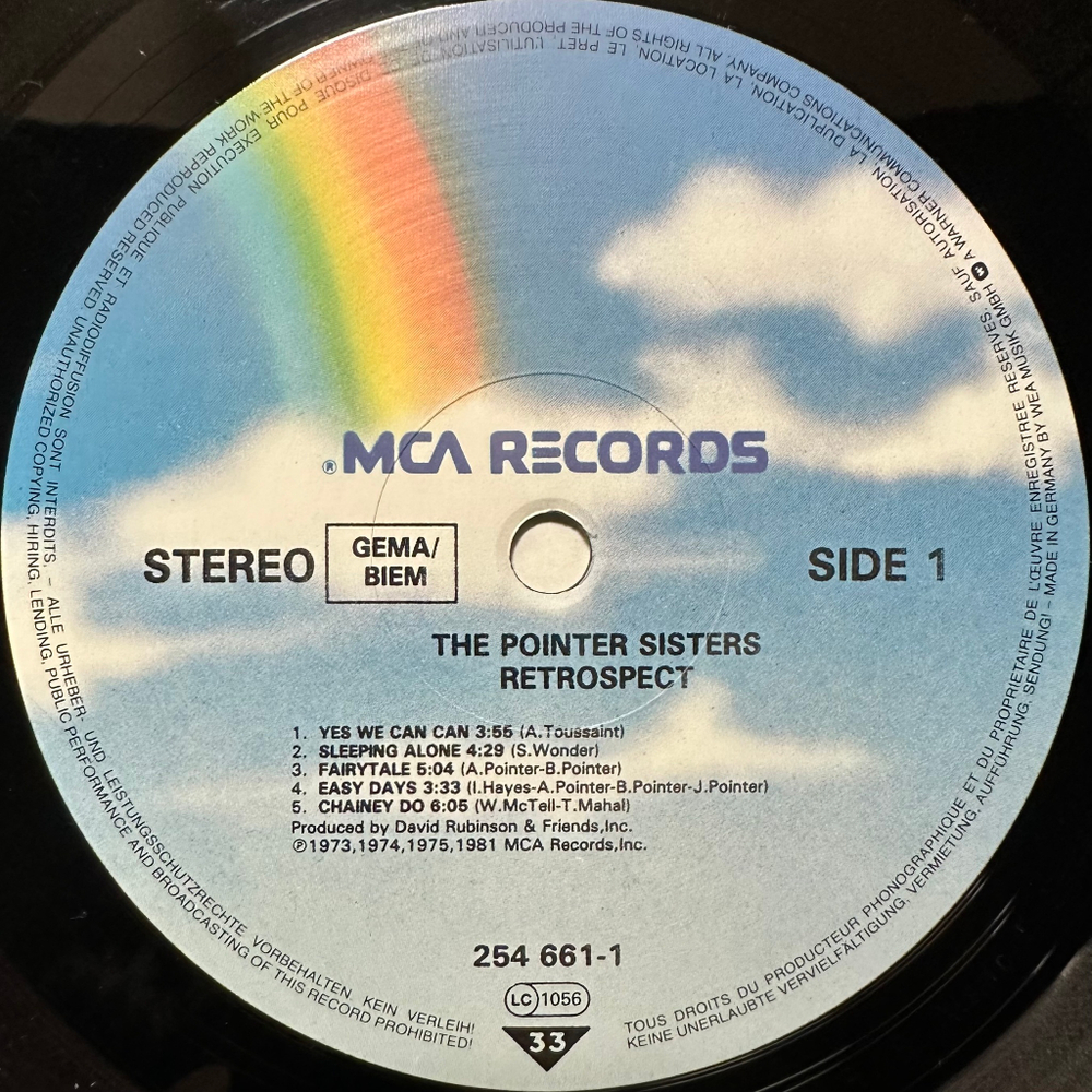 The Pointer Sisters - Retrospect (Германия)