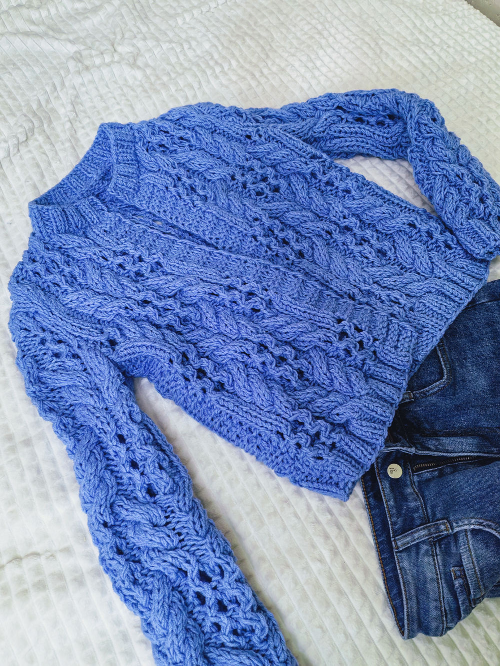 Бомбер ажурный "Весенний вальс"