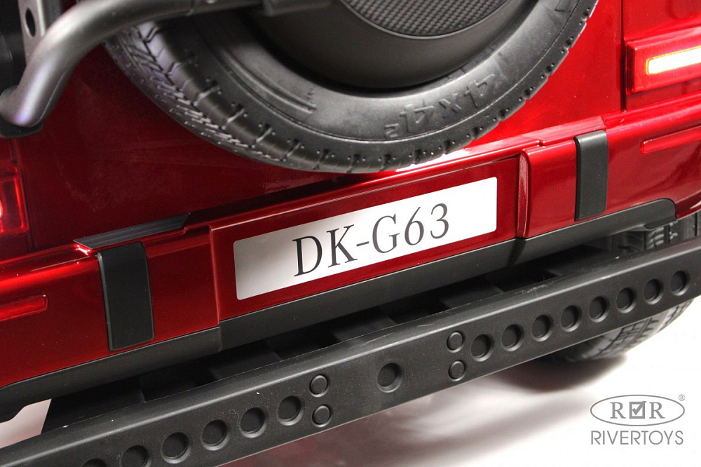 Детский электромобиль RiverToys Mercedes Benz G63 Y777YY RED-GLANEC/красный глянец