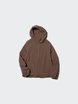 UNIQLO Парка с защитой от УФ-излучения, темно-коричневый
