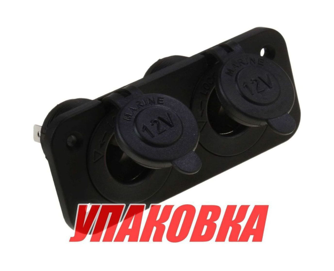 Панель с двумя разъёмами прикуривателя (упаковка из 40 шт.)