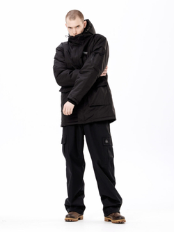 Куртка UNAFFECTED Down Hooded Parka Чёрный