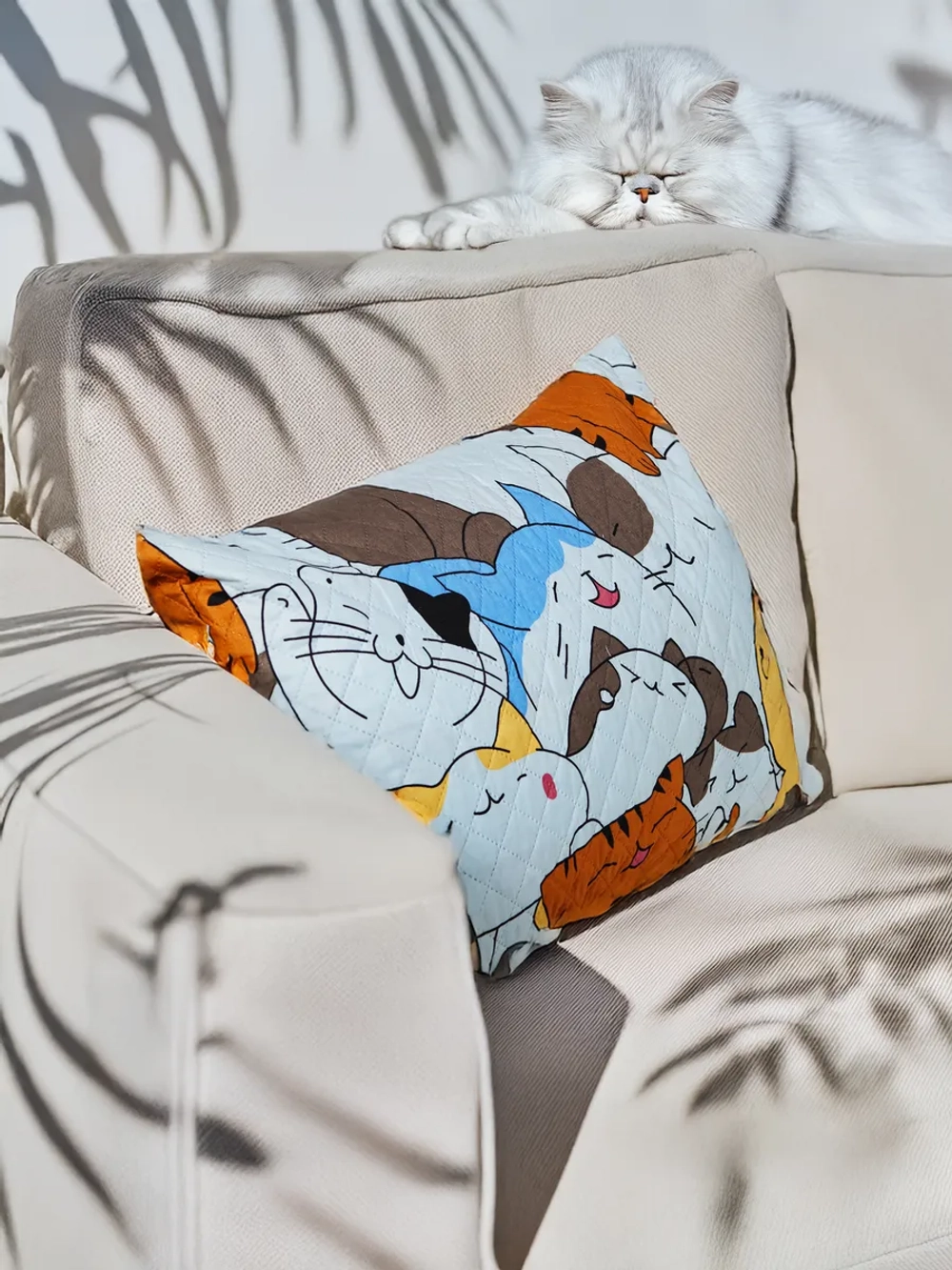 Декоративная наволочка 50х70 см, ультрастеп