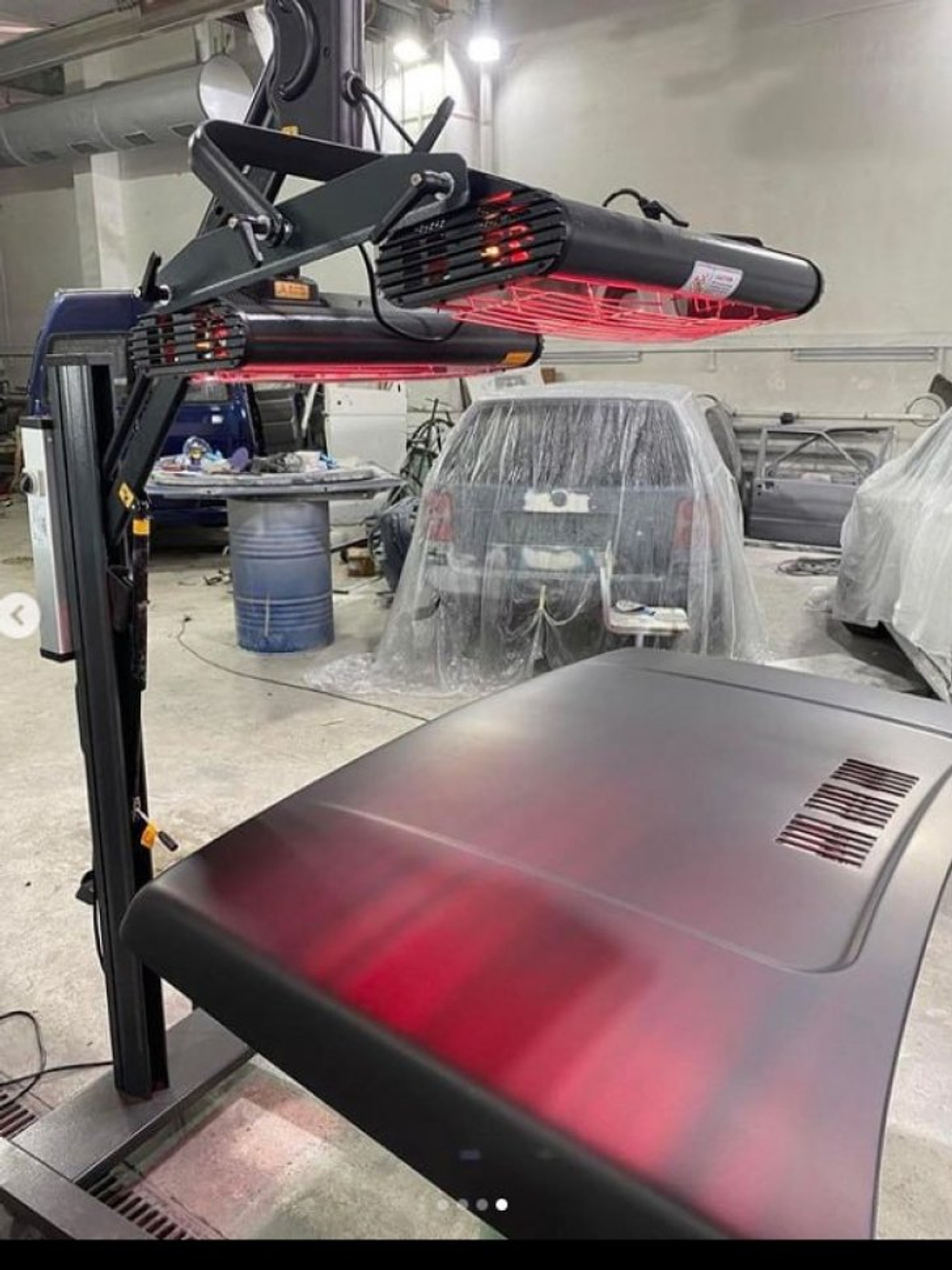 Инфракрасная коротковолновая сушильная установка для кузовного ремонта, модель FY-2AT, арт. № HZ 19.4.102 / КИТАЙ HOREX